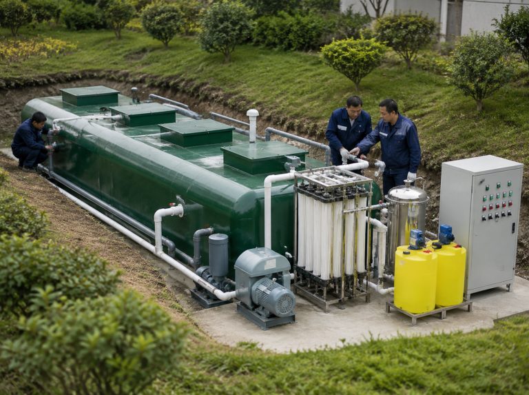 富拉尔基区地埋式AAO/MBR生活污水处理设备